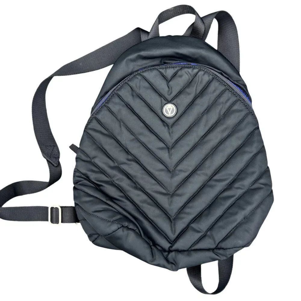 Ivivva by Lululemon Black Bringing it Quilted Backpack